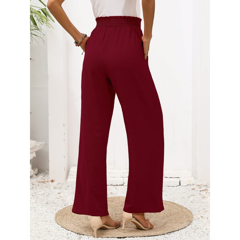 パンツ Bal original PHONE POCKET WIDE TROUSER Chiclily Women's Wide Leg Lounge Pants with Pockets