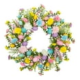thumbnail image 1 of Huevos de Pascua artificiales Corona de resorte Decorativo Regalo de cumpleaños decorativo Ornamento Puerta delantera Garland para interiores al aire Estilo B, 1 of 8