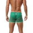 thumbnail image 3 of Men Boxers Mesh Breathable Shorts Underwear Sexy Athletic Lounge Boxer Trunks See Through Loose Bikini Briefs Underpants, 3 of 6