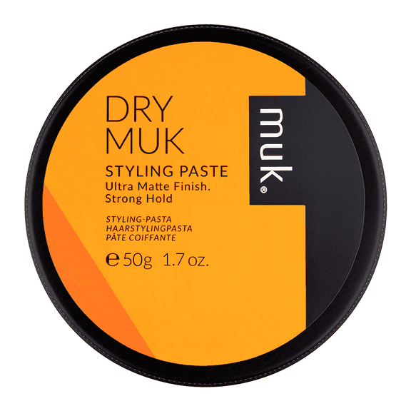 Muk Dry Styling Paste, Strong Hold Hair Styling Paste, Matte Finish Hair Paste, Texture and Definition Hair Wax for All Hair Types, 1.76 oz