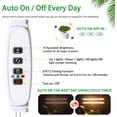thumbnail image 2 of LED Grow Light Strips Full Spectrum Plant Growing Lights for Indoor Plants K LEDs Plant Lamp with H Timer Dimmable Levels Head es, 2 of 8