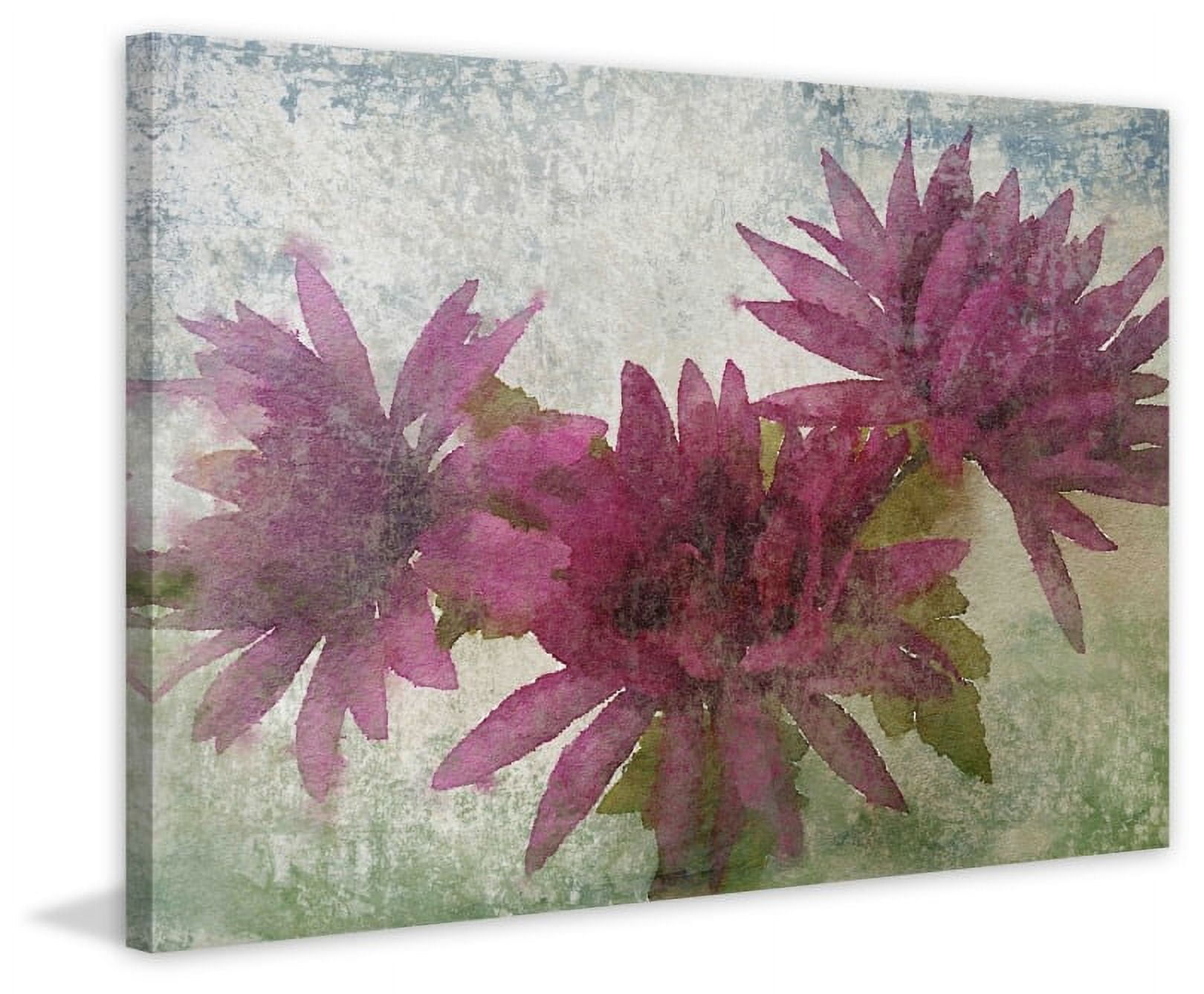 "Watercolor Garden 3" Painting Print on Wrapped Canvas