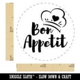 thumbnail image 2 of Bon Appetit Love Cooking Baking Rubber Stamp for Scrapbooking Crafting Stamping - Mini 1/2 Inch, 2 of 7