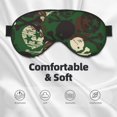 thumbnail image 5 of Rocae Camouflage Skull for Mask for Women Men, Luxury Eye Cover Eye Shade with Adjustable Strap for Travel, Nap, Meditation, 5 of 7
