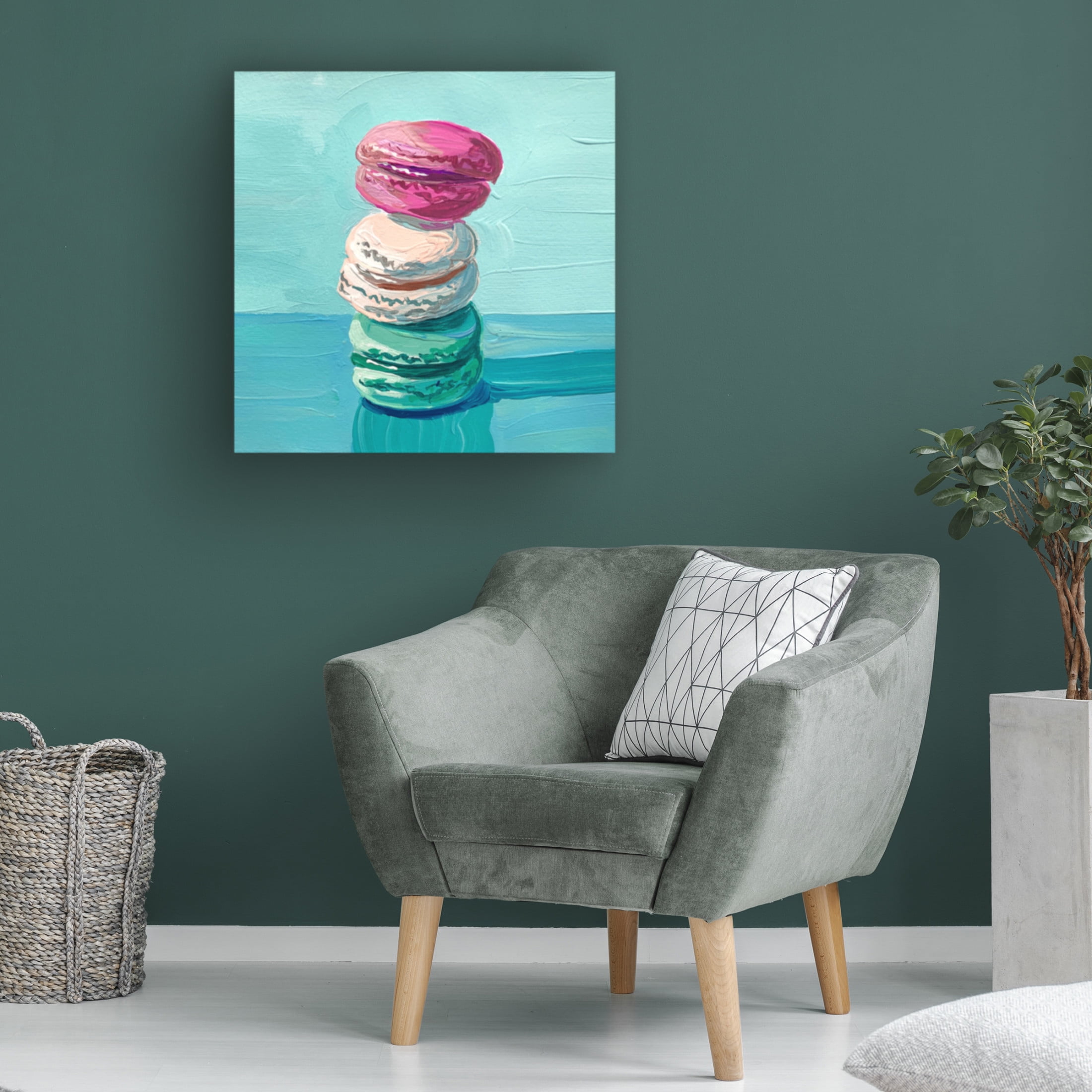 Trademark Fine Art Key and Sea Macarons Canvas Wall Art