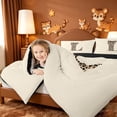thumbnail image 3 of meiyoeat 3D Cartoon Initial Letter L Full Size Comforter Sets,Kawaii Leopard Bow Bedding Comforter Set,Black Reversible,3-Piece,1 Comforter and 2 Pillowcases, 3 of 7