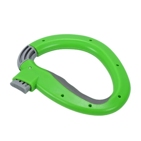 

Farfi Bag Carry Handle D Shaped Heavy Duty Vegetable Picker Labor-saving Buckle for Shopping (Green)