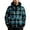 #02, variant on Mens Winter Jacket Fashion Plaid Warm Mens Fleece Jacket Casual Long Sleeve Zip up Hooded Winter Coats for Men with Pockets M