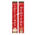 thumbnail image 1 of Elk Pattern Door Curtain Banner  Ornaments Home Props New Year Gift Window Decor, 1 of 6