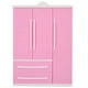 thumbnail image 1 of Accesorios para muebles de muñecas: Armario de casa de muñecas de 3 puertas, 1 of 10