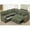 Olive Green, variant on 81'' Modular Sectional Sofa with Pull-Out Bed and USB Ports, L-Shaped Sleeper Sofa Bed with Hidden Storage and Cup Holders, Corduroy Cloud Couch for Living Room, Grey