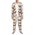 thumbnail image 3 of Daiia Corgi Dog2 for Men's Long-Sleeved Pajama Set – Soft & Comfortable Sleepwear Button-Up Pajamas Cozy Lounge Wear-XX-Large, 3 of 7