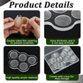 thumbnail image 4 of 4 pcs Acrylic Movement Tray 25.8mm 5-Figure Circle Display Tray 5-Model Cloud for DIY mation Movement Tray Clear Acrylic Display Base for DIY Figure Model Age of Sigmar Bolt Action Flames of War, 4 of 6