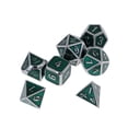thumbnail image 4 of de 7 Dados Polihédricos Metal Dados Poliédricos D20 D12 D10 D8 D6 D4 para RPG de Roles - 14 mm Cromo yotijar Dados poliédricos, 4 of 8