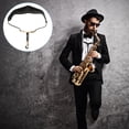 thumbnail image 2 of MasteelfCA 1 Pce Sangle de Saxophone en Cuir Ceinture de Saxophone Réglable Sangle de Saxophone Ceinture de Saxophone, 2 of 8