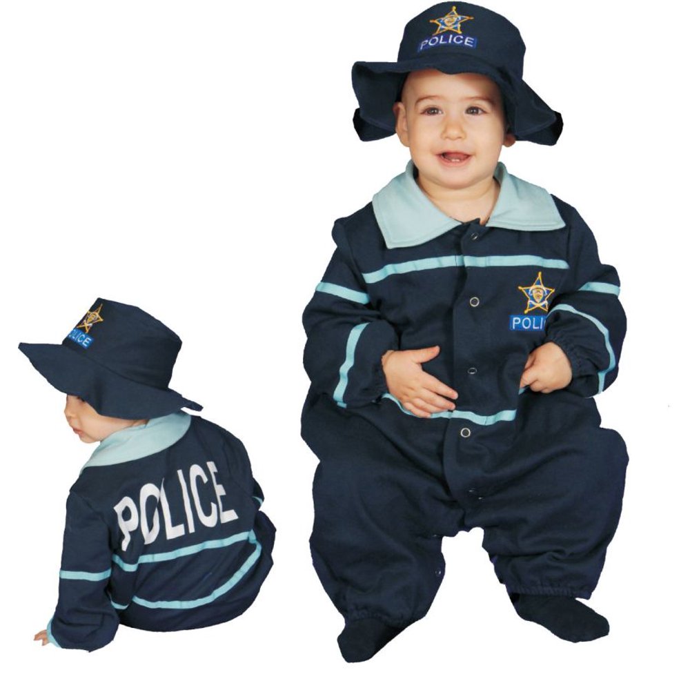 Baby Police officer Bunting Newborn Halloween Costume