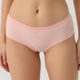 thumbnail image 6 of TFEOQRY Thongs for Women Solid Color Cotton Low Waiste Fashion Thong Breathable Leisure Briefs Pink, 6 of 6