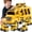 Yellow, variant on ConeWhale 5-in-1 Fire Truck for Kids 3-5, Carrier Transport Play Vehicle, Friction Powered Trucks for Kids Ages 4-8, Birthdays Gifts for Boys Girls