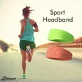 thumbnail image 2 of Spencer 3 Pack Men Women Sports Sweatband Elastic Wicking Non Slip Headbands for Running Yoga Travel Fitness Headscarf "#C", 2 of 7