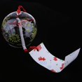 thumbnail image 2 of Glass Outdoor Decor Ornament Wind Chime Hanging Decor Wind Bells 7x8cm - 4# 4, 2 of 10