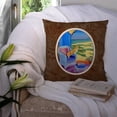 thumbnail image 3 of Carolines Treasures 7184PW1414 Corgi Fabric Decorative Pillow  14Hx14W multicolor, 3 of 4