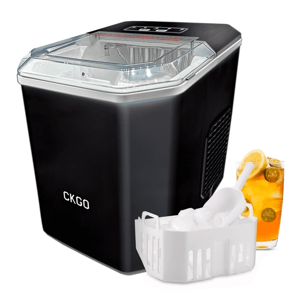 Ice Maker Máquina para Hacer Hielo CKgo Negro 12kg/día CKgo CKGO-12-G