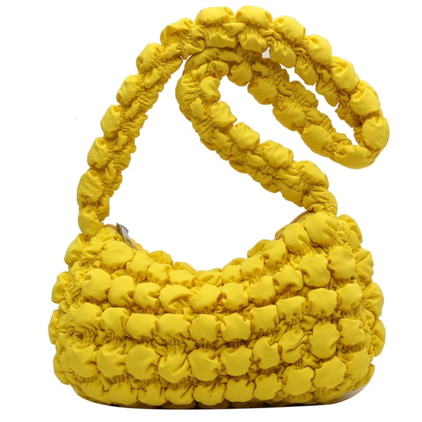 Bolsos tipo hobo con burbujas para mujer, bolso de mano acolchado para mujer, bolsos cruzados acolchados para mujer, bolso tipo hobo ligero y moderno, bolso de hombro acolchado