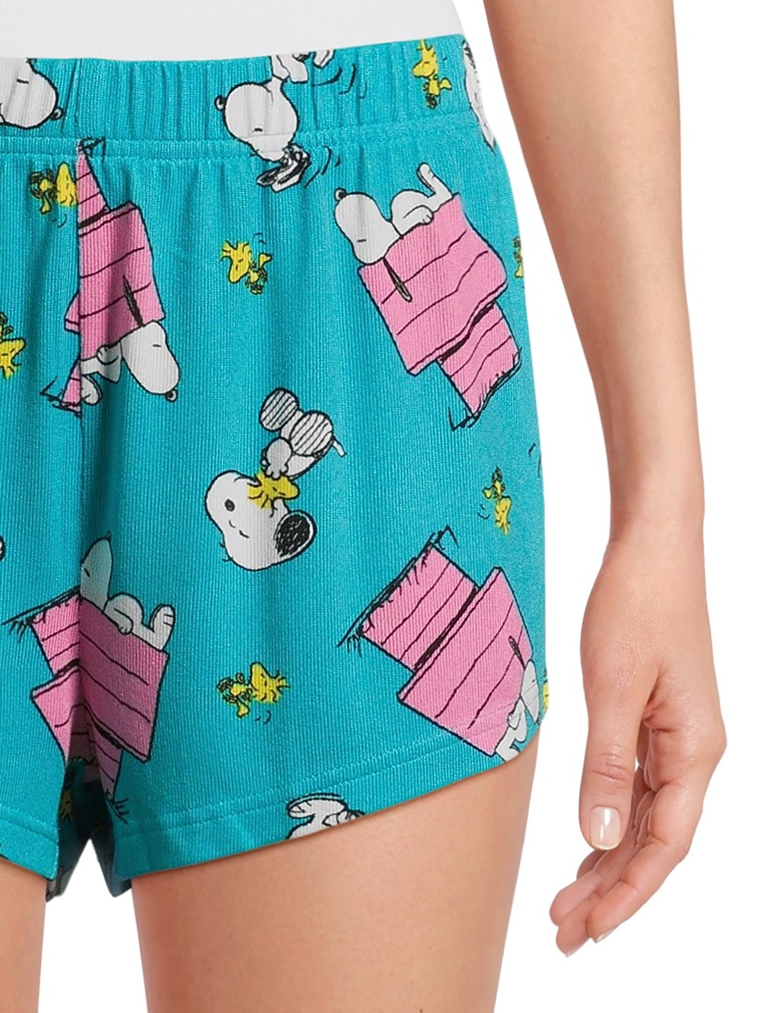 Peanuts Women's Print Sleep Shorts, 2-Pack, Sizes XS-3X