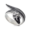 thumbnail image 2 of ZMY Home Stainless Steel Snake Ring Perfect for Edgy Style and Animal Lovers Jewelry (8), 2 of 6