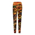 thumbnail image 5 of Halloween Leggings for Women Elastic High Waist Slim Fit Casual Festive Pumpkin Print Workout Running Yoga Pants, 5 of 5