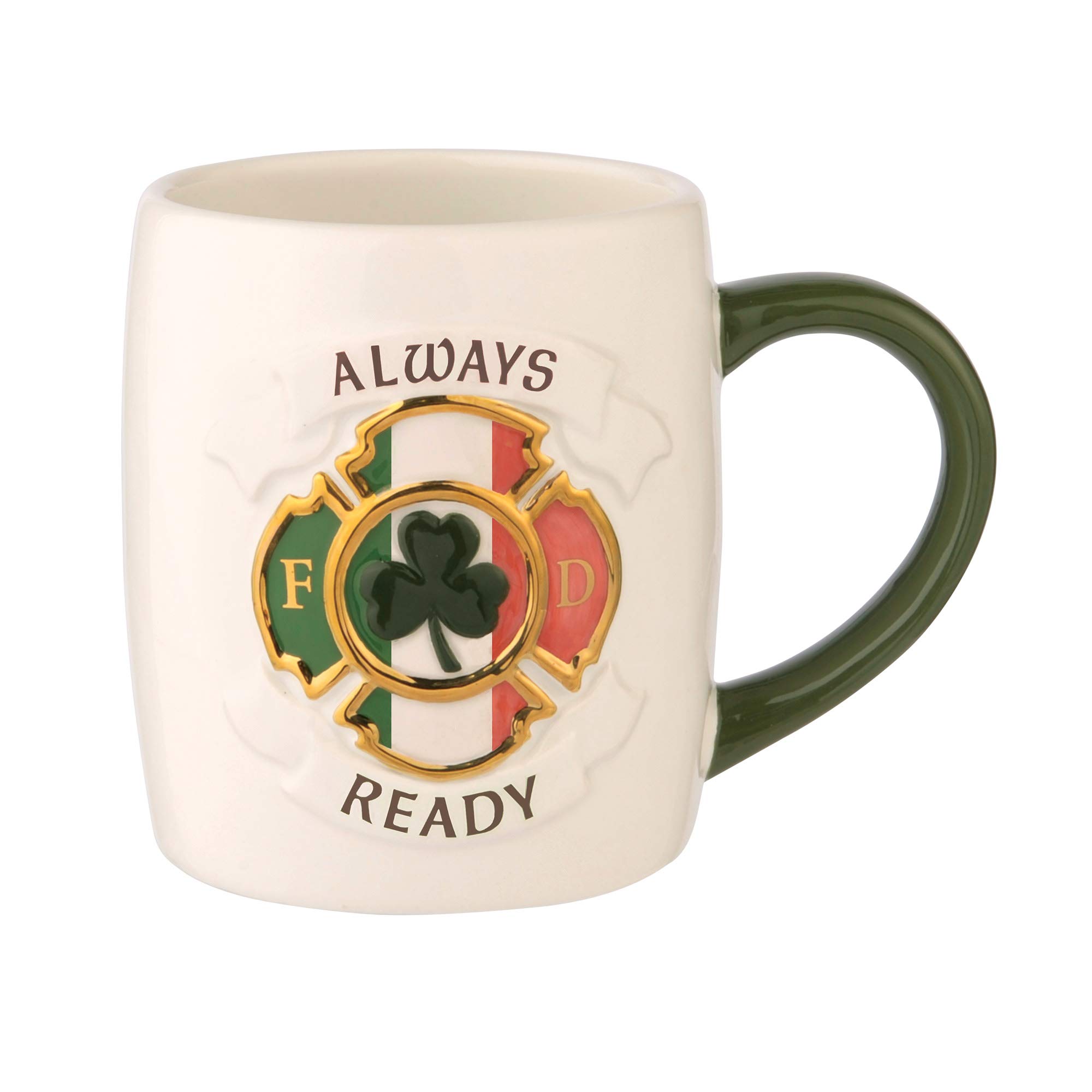 Grasslands Road Always Ready Firefighter Mug Mug Celtics Celtic Mug Celtics Mug, 16 Ounces