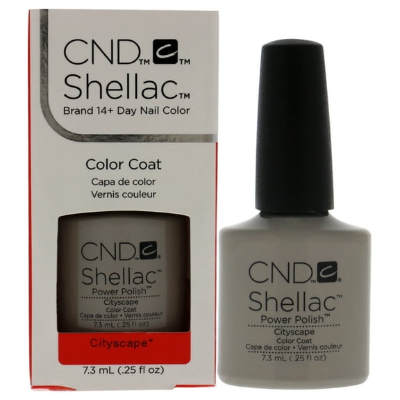 Shellac Nail Color - Cityscape by CND for Women - 0.25 oz Nail Polish