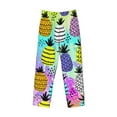 thumbnail image 4 of Balery Men'S Graffiti Pineapples Pants,Sleepwear Pants,Pajama Pants,Pj Bottoms Drawstring And Pockets-Medium, 4 of 9