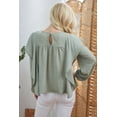 thumbnail image 2 of Draped Ruffle Longsleeve Top, 2 of 5