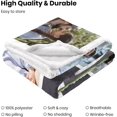 thumbnail image 3 of AISENIN Custom Flannel Blanket Personalize with Your Photos and Text Free Image Enhancement Perfect for Anniversaries Birthdays Father's Day for dad, 3 of 5