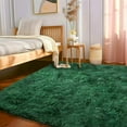thumbnail image 6 of ZENELESS 5'x 7' Green Soft Fluffy Area Rug for Living Room, Bedroom, Kids Room,Indoor Carpets Decor, 6 of 10