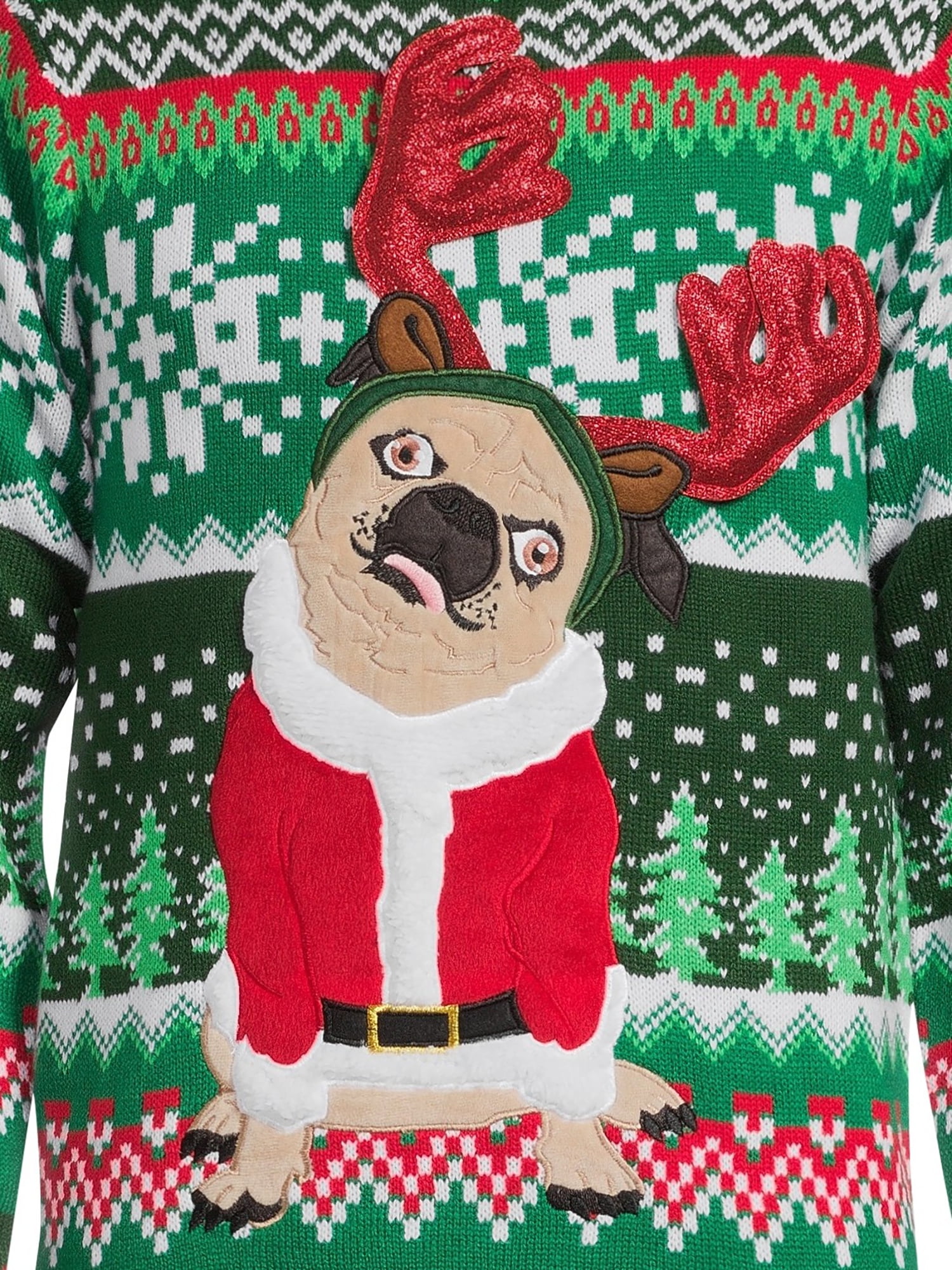Jolly Sweaters Men s and Big Men s Ugly Christmas Sweater Sizes
