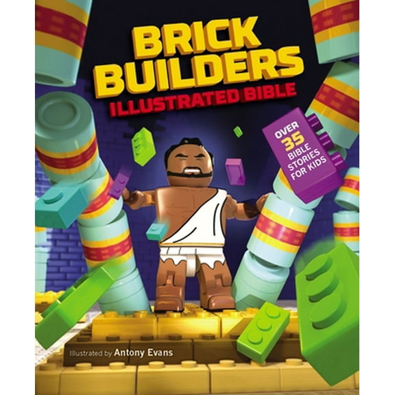 Pre-Owned Brick Builder's Illustrated Bible: Over 35 Bible Stories for Kids (Hardcover) 0310754372 9780310754374