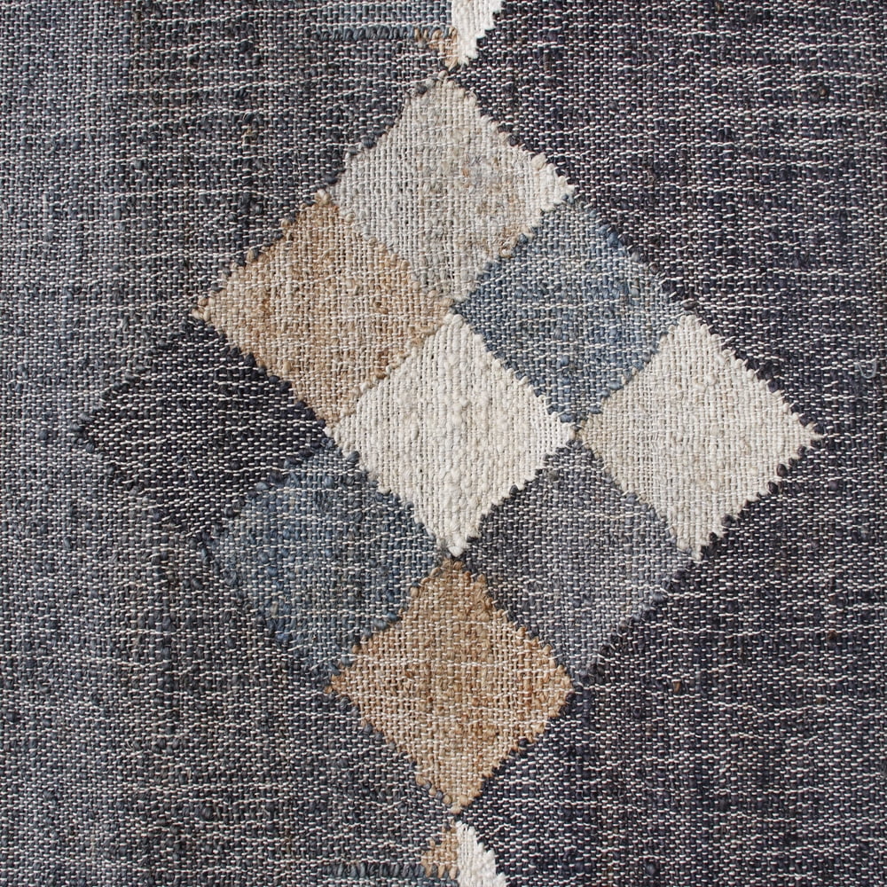 Ox Bay Finley Modern, Bohemian Geometric Hand-Made Area Rug, 2' x 3'