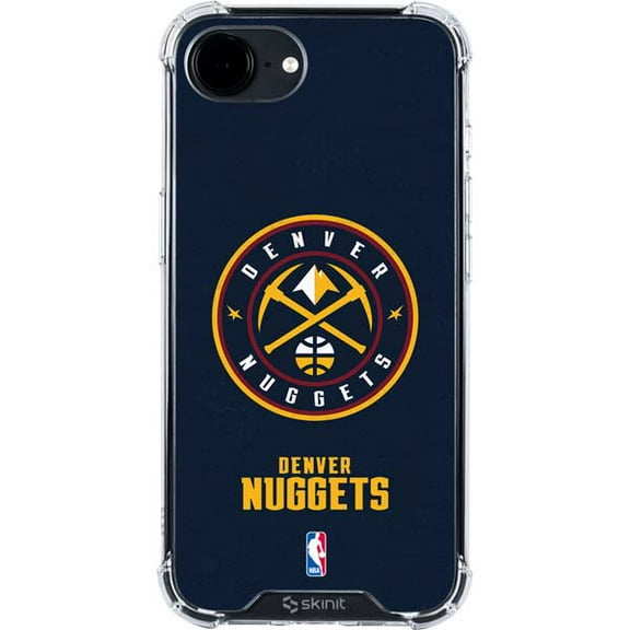 Skinit NBA Denver Nuggets Distressed iPhone 16e Clear Case