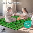 thumbnail image 4 of ODIKA 8'x10' Machine Washable Non-Slip Area Rug, Festive Seasonal Design High Traffic Rug, Green, 8861, 4 of 7