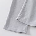 thumbnail image 7 of AWZXDE Childrens Fall Winter Clothing Sweatshirt Zip Up Hooded Jumpsuit Comfortable Casual Kids Jumpsuit Light Gray，6-7 Years, 7 of 7