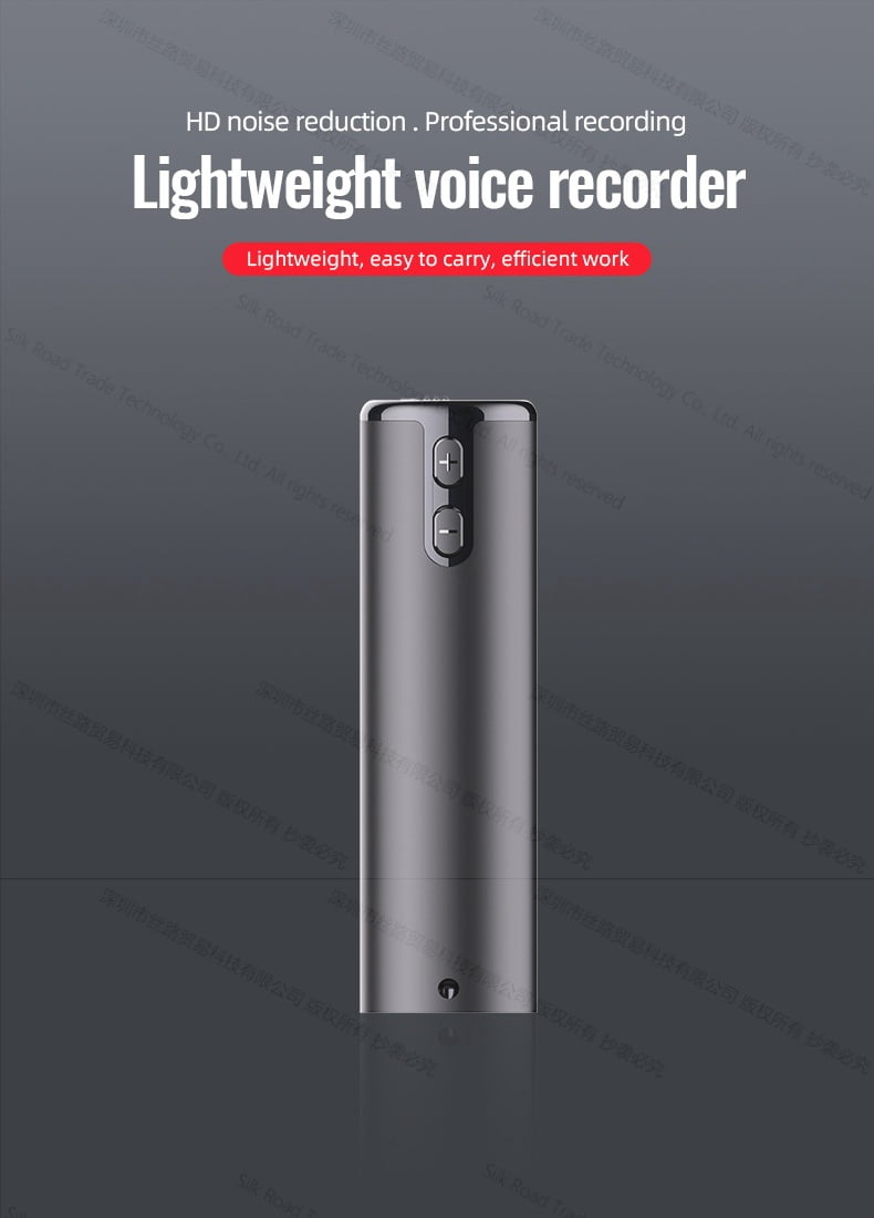 S15 Digital voice Activated recorder Mini Slim Pendant HD Noise Reduction Dictaphone for Meeting minute Lecture Class Home Audio child safety Recording -4GB
