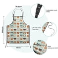 thumbnail image 7 of Lovely Dog Breeds Kids Aprons for Girls and Boys,Adjustable Neck Strap Toddler Aprons for Kids Cooking Baking, 7 of 7