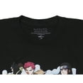 thumbnail image 3 of Naruto Shippuden Men's Red Dragon Character Collage Graphic Print Adult Anime T-Shirt, 3 of 3
