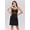 Black, variant on Ekouaer Women's Nightgown Chemise Sleepwear Rib Knit Nightwear Soft Lingerie for Women