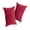 Deep Red, variant on Mini Travel Pillows, Decorative Microfiber Throw Pillows, Neck and Lumbar Support Cushions, Compact Bedding Accents, Mini Pillows, Small Pillows for Sofa, Car, Office