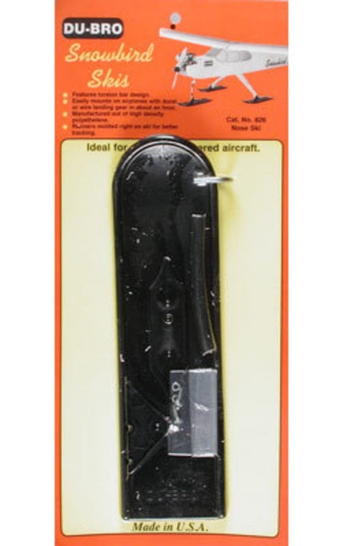 826 Snowbird Skis Nose Black by DU-BRO Products, Inc