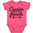 thumbnail image 3 of Inktastic Cousins Make the Best Friends with Arrow Boys or Girls Baby Bodysuit, 3 of 5