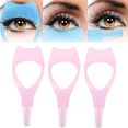 thumbnail image 5 of Eyelashes Tools Mascara Shield Applicator ,Eyelash Tool Upper Lower Eye Lash Mascara Guard Applicator Pink, 5 of 5